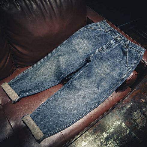 Straight All-match Men's Jeans P0022.