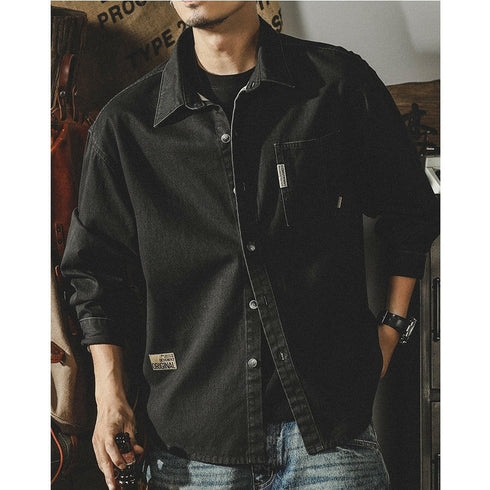 Long-sleeved Cotton Shirt P0080.