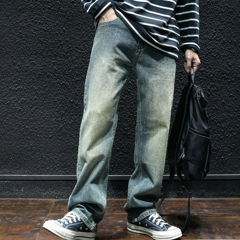 Retro Straight Men's Jeans P0045.