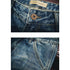 Side Pocket Straight Jeans P0018.
