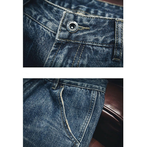 Straight All-match Men's Jeans P0022.