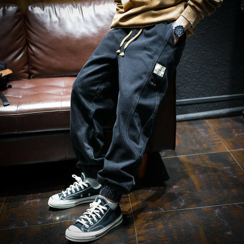 Loose Side Design Jeans Pants P0034.