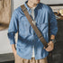 Denim Casual Long-sleeved Shirt P0089.