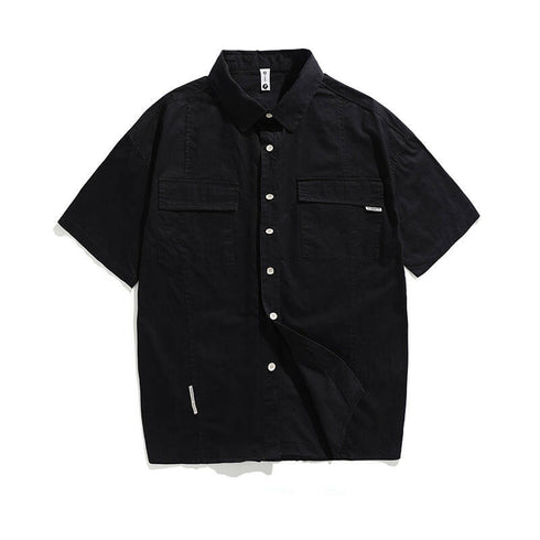 Tooling Half-sleeved Top Loose Shirt P0120