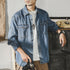 Long-sleeved Tooling Denim Shirt P0113