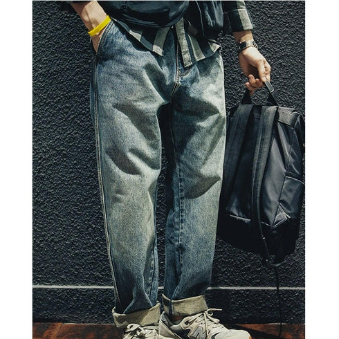 Straight All-match Jeans P0020.