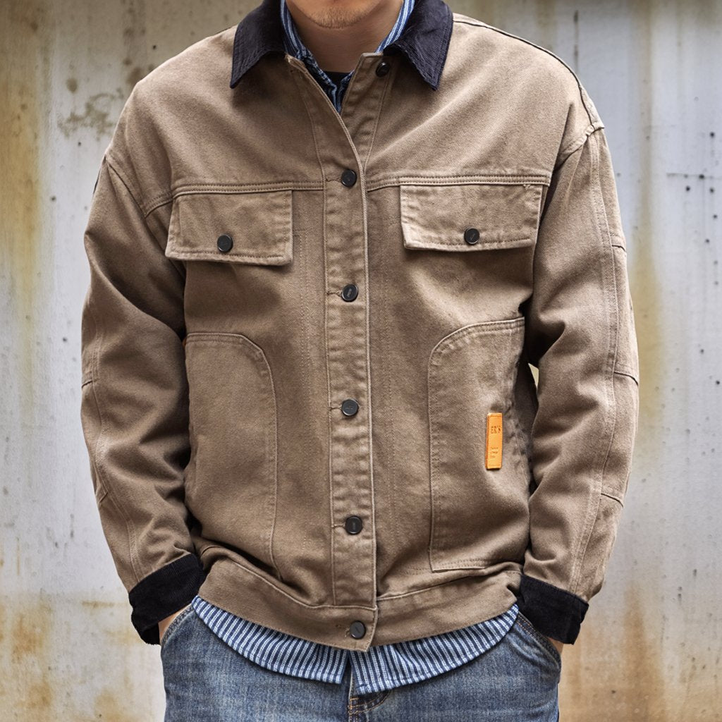 P1782 Military Style Work Jacket P1782 – PEAK BLUE (ピークブルー)