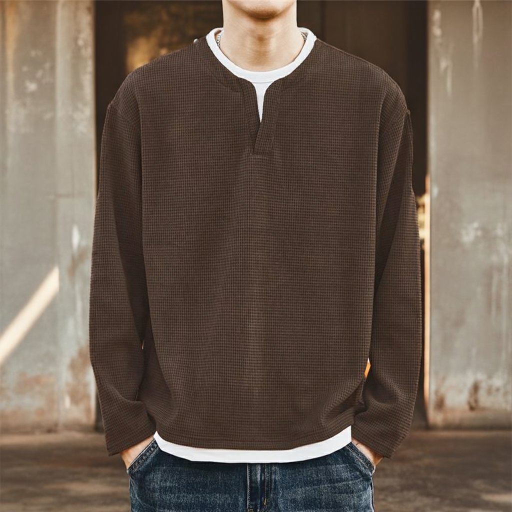 OUTLET】フェイクツーピースサーマルロンT P1665 – PEAK BLUE (ピーク