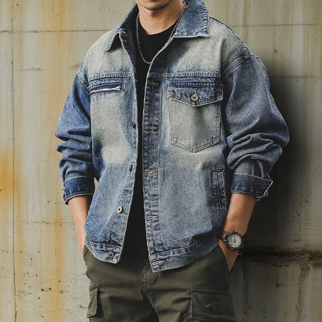 DENIM JACKET – PEAK BLUE (ピークブルー)
