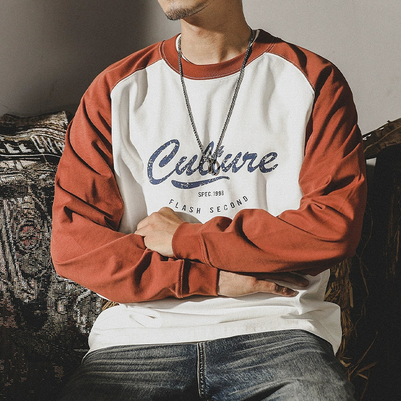 RAGLAN LONG TEE – PEAK BLUE (ピークブルー)